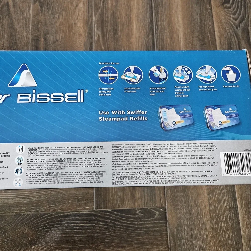 Swiffer Sweeper VAC + Bissell Steamboost Combo Starter Kit BRAND NEW Sealed RARE